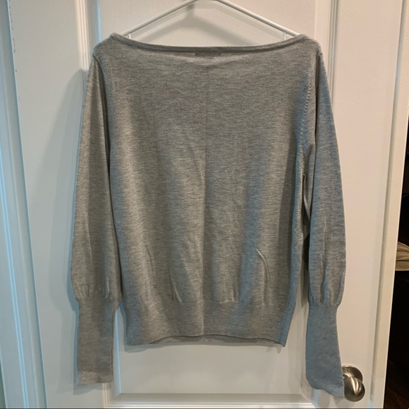 Fine Knit Boatneck Sweater - Picture 2 of 6